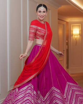 Another day, another stunning ethnic ensemble from Karisma Kapoor's  wardrobe | Hindustan Times
